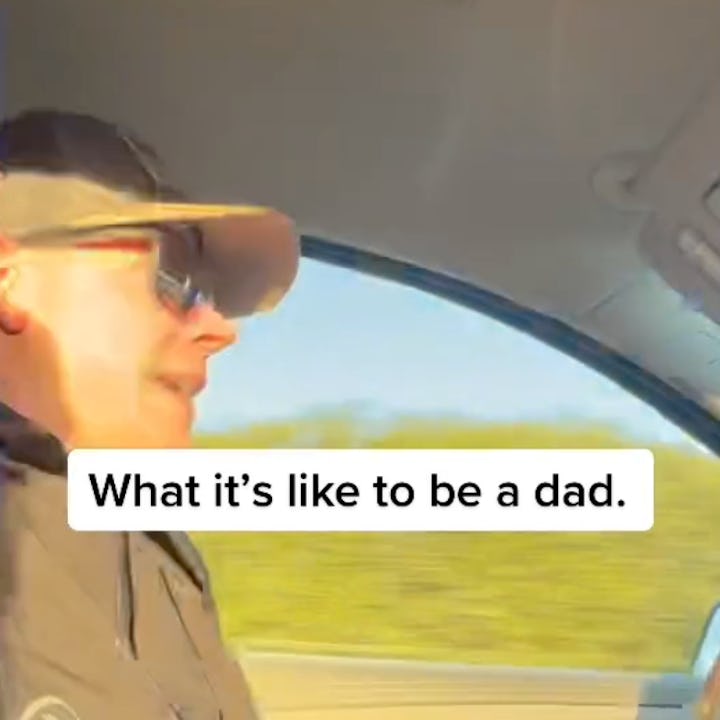 A military dad overviews diaper bag organization in a hilarious video that went viral on TikTok.
