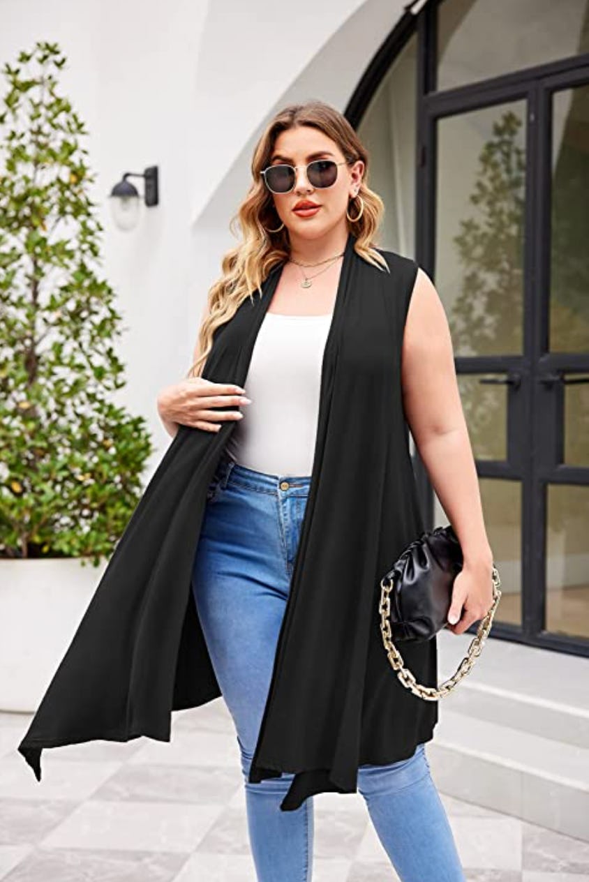 IN&rsquo;VOLAND Sleeveless Cardigan Vest