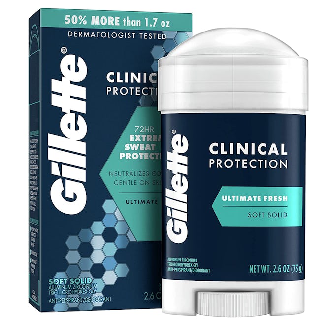 best deodorants for sweaty people gillette clinical