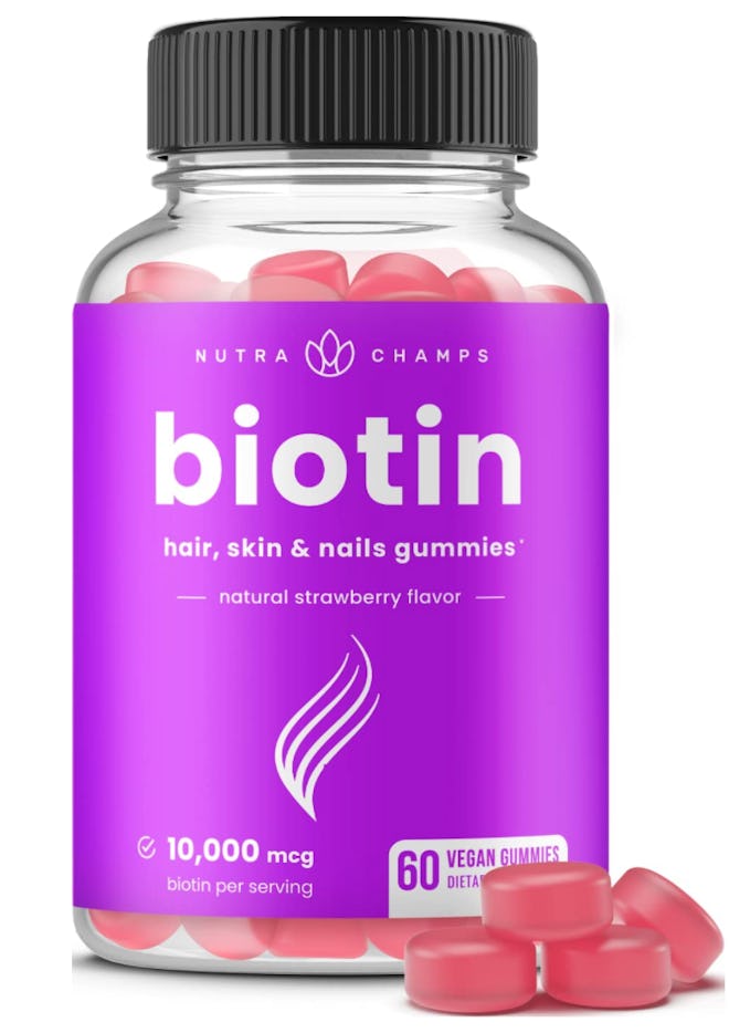 NutraChamps Biotin Gummies can help with nail growth