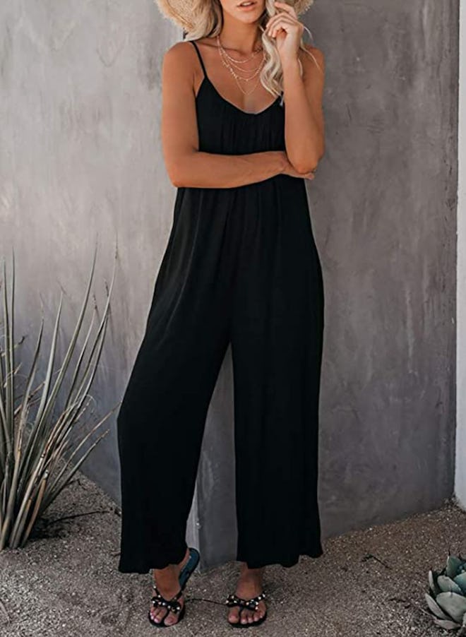 Happy Sailed Sleeveless Button Front Jumpsuit