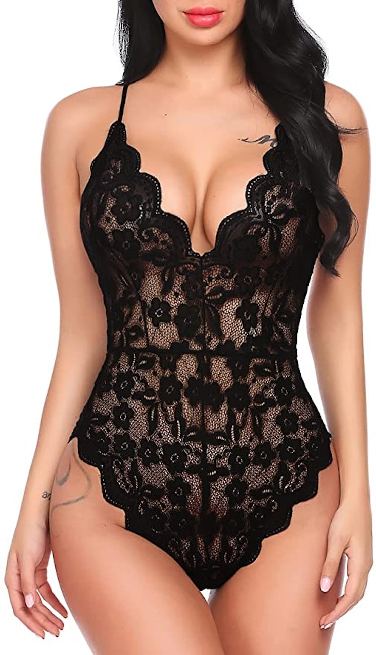 sexy black lace teddy products to set the mood amazon