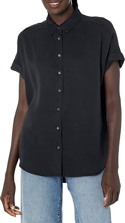 Daily Ritual Oversized Tencel Short Sleeve Shirt
