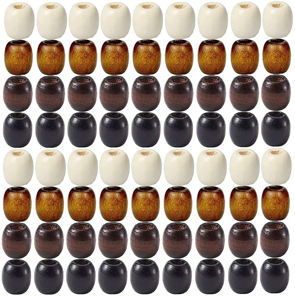 Key Life Wooden Hair Beads