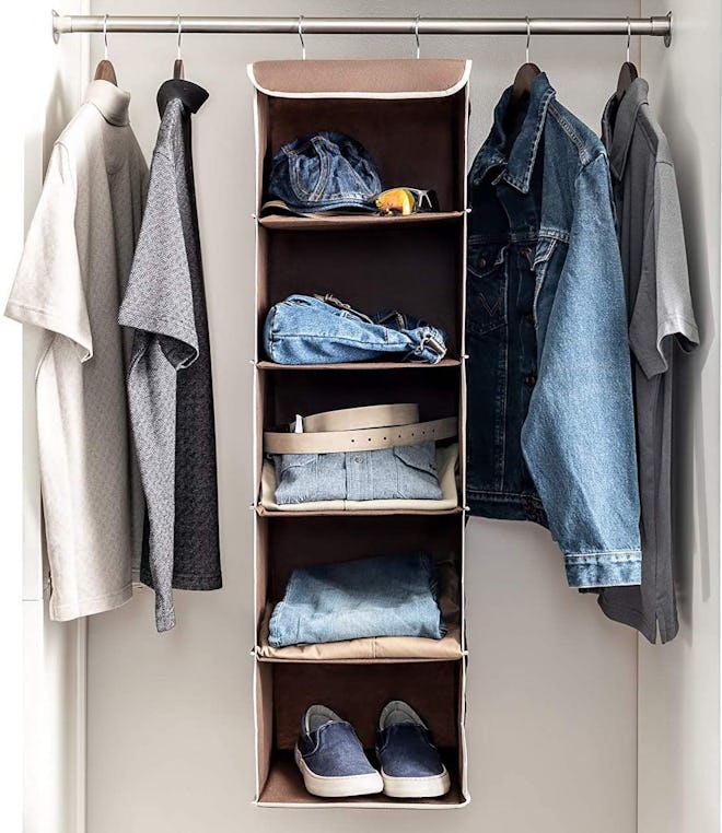 Zober 5-Shelf Hanging Closet Organizer