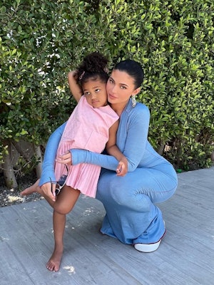 Kylie Jenner with her daughter Stormi Webster.