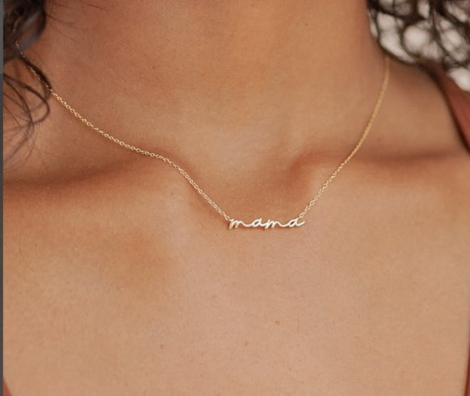 inexpensive mother's day gift, mama necklace