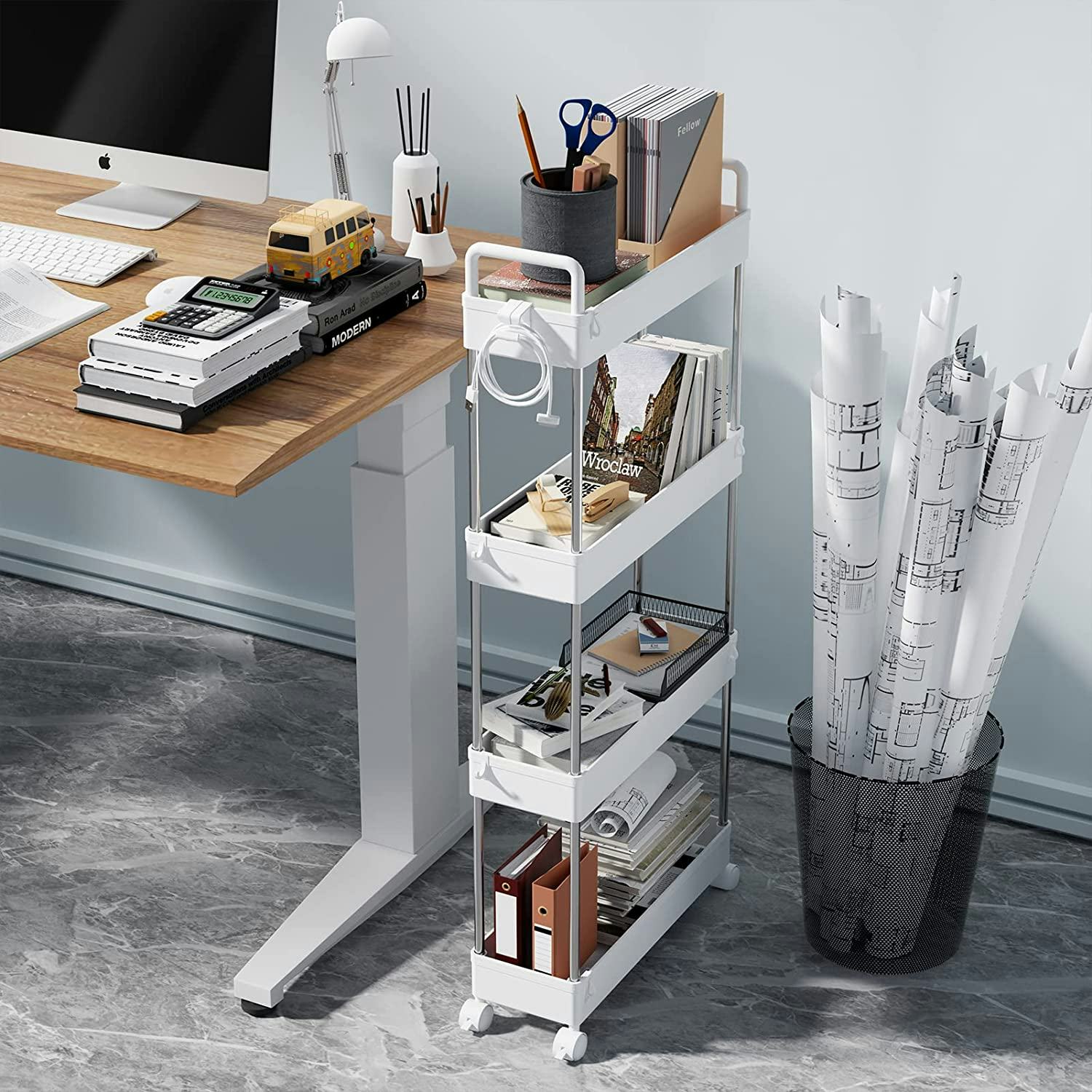SOLEJAZZ Slim Storage Cart