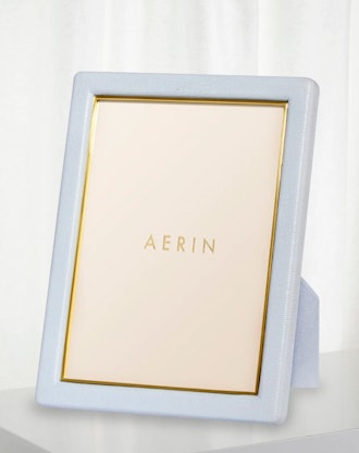 Expensive Mother's Day gift: Aerin Piero Leather Photo Frame