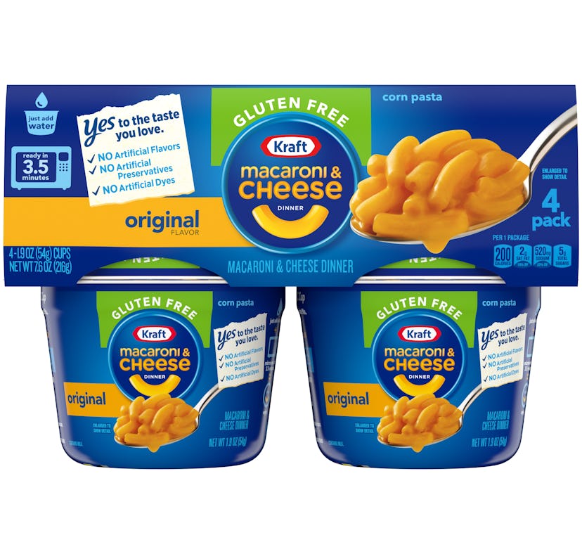 Here's why Kraft’s new microwavable gluten-free mac and cheese cups are a dorm room dream.