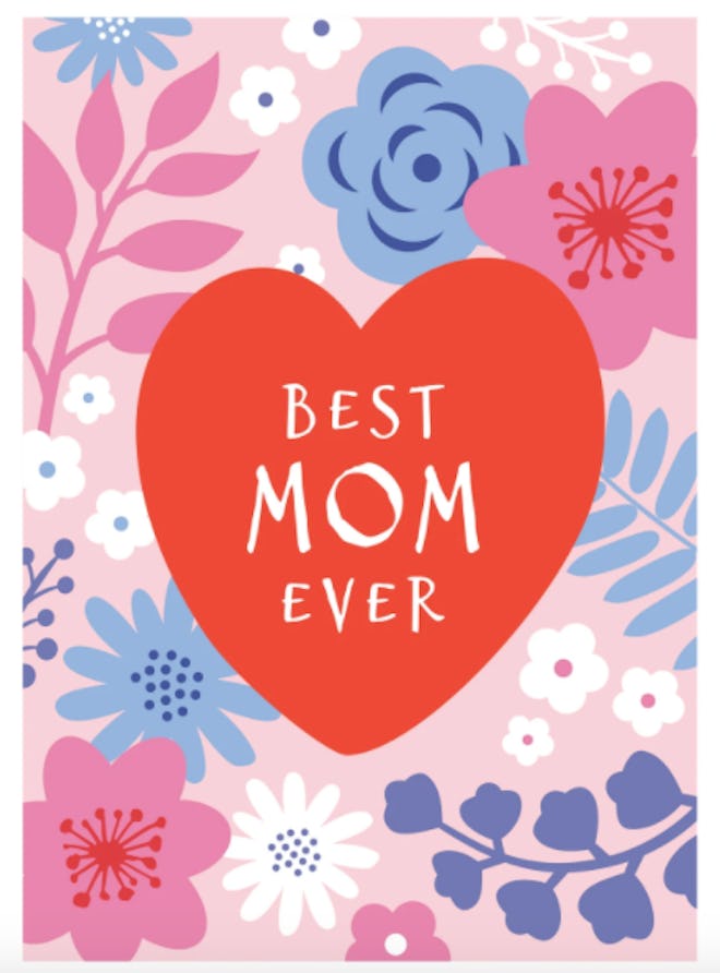 Removable Best Mom mural makes a great Mother's Day decoration 