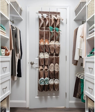 Zober Over The Door Shoe Organizer - 24 Pockets