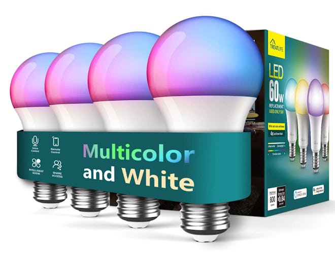 TREATLIFE Smart Light Bulbs (4-Pack)
