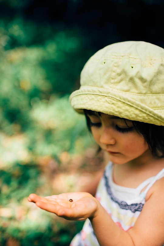 exploring nature is one way to celebrate earth day with kids