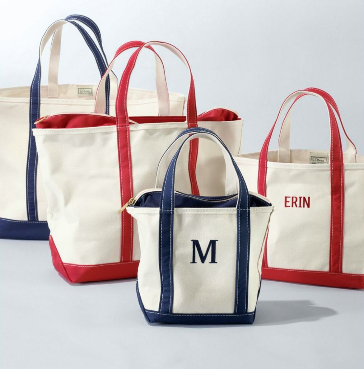 Classic L.L. Bean canvas tote bag