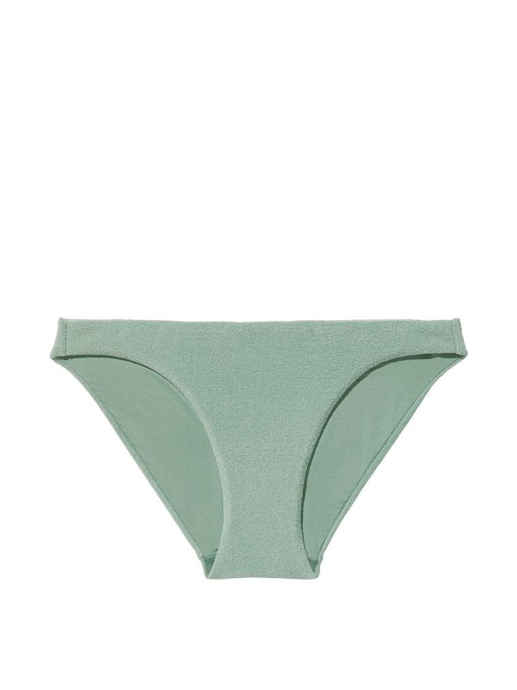 swimwear trends 2022 terry pale green bikini bottom