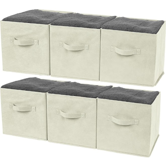 Greenco Foldable Storage Cubes (6-Pack)