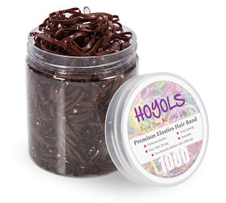 Hoyols Strong Hair Elastic Rubber Bands (1000-Pack)