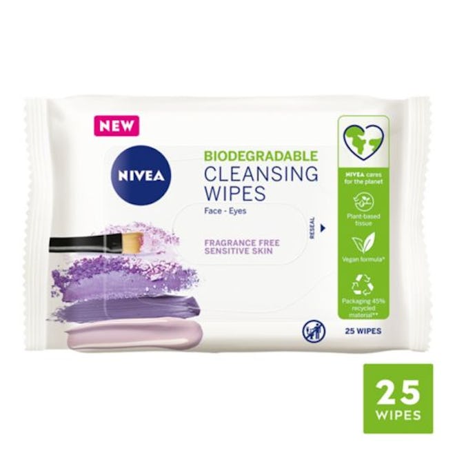 Biodegradable Cleansing Face Wipes for Sensitive Skin
