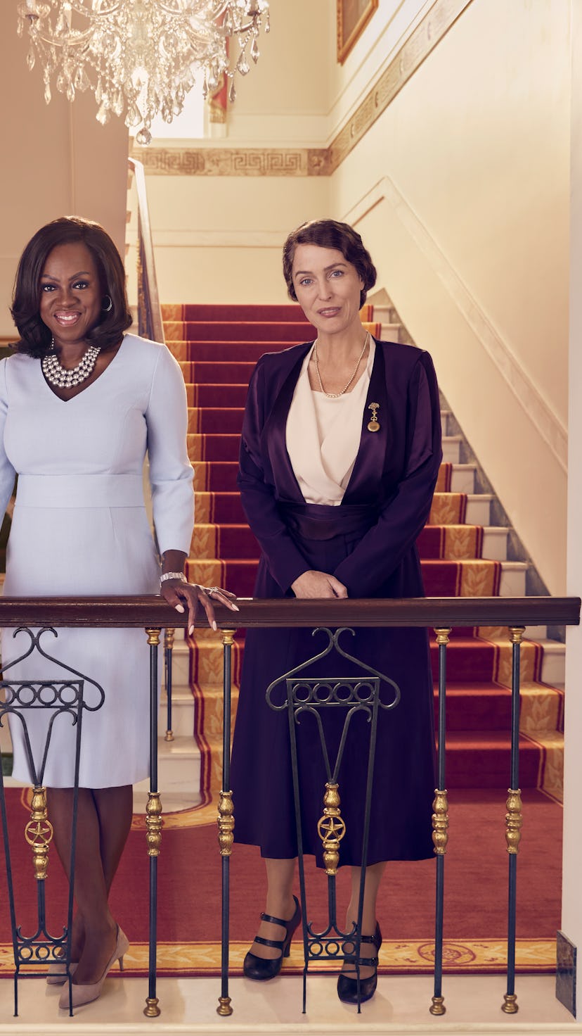 The cast of Showtime's 'The First Lady' compared to photos of the real life people they portray in t...