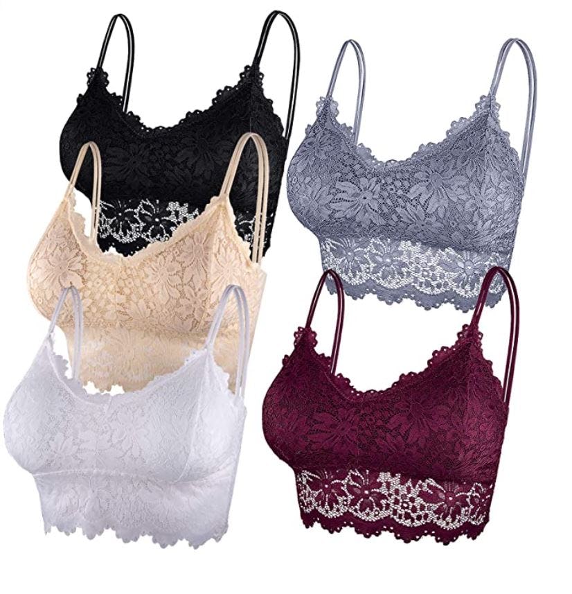 Duufin Lace Bralettes (5-Pack)