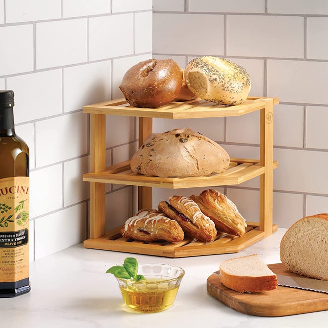 Bambüsi Bamboo Kitchen Corner Shelf