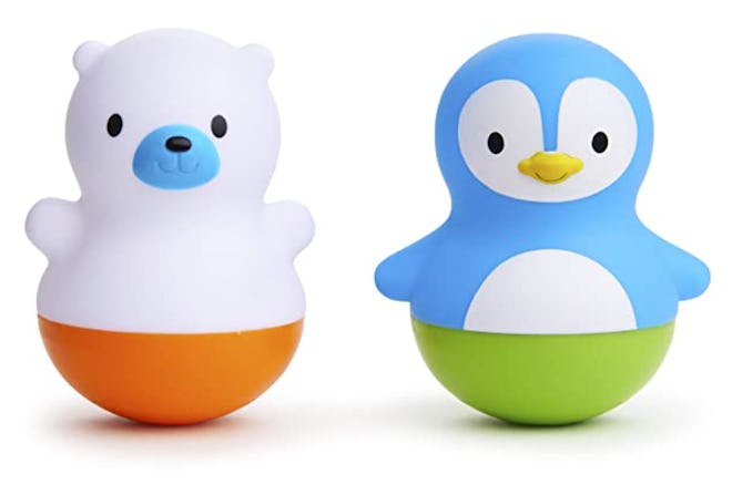 This set of animal-shaped bath toys from Munchkin is one of the best toys for 6-month-olds.