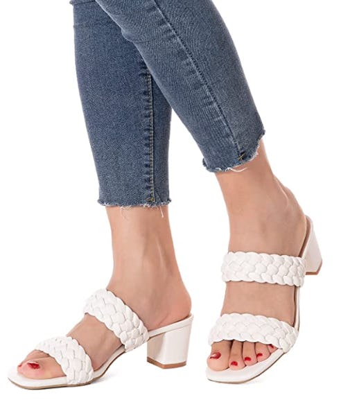 N.N.G. Woven Chunky Heels