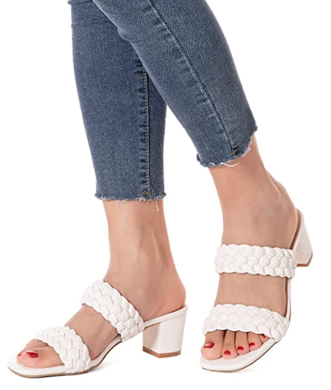 N.N.G. Woven Chunky Heels