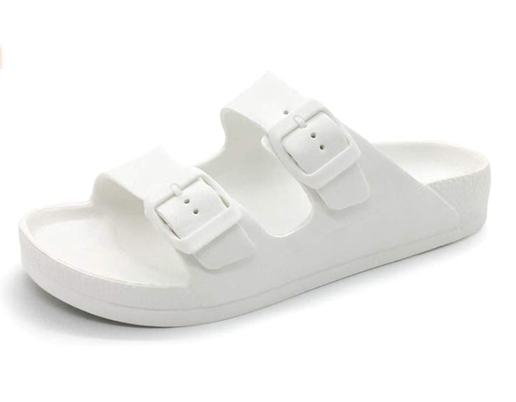 FUNKYMONKEY Double Buckle Adjustable EVA Flat Sandals