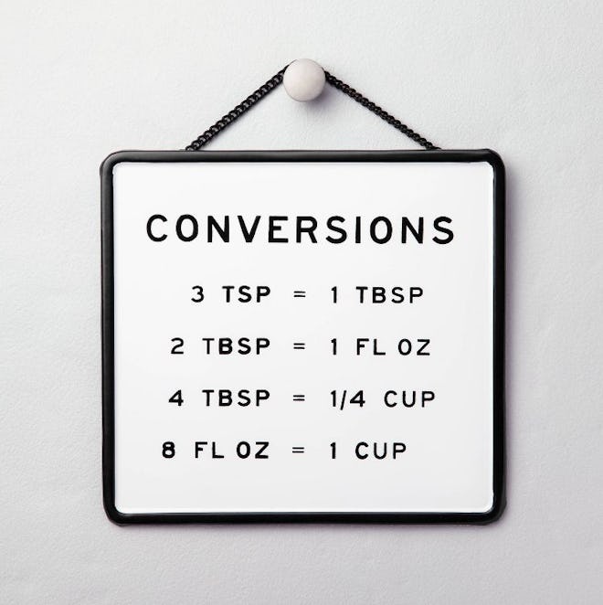Kitchen conversions chart