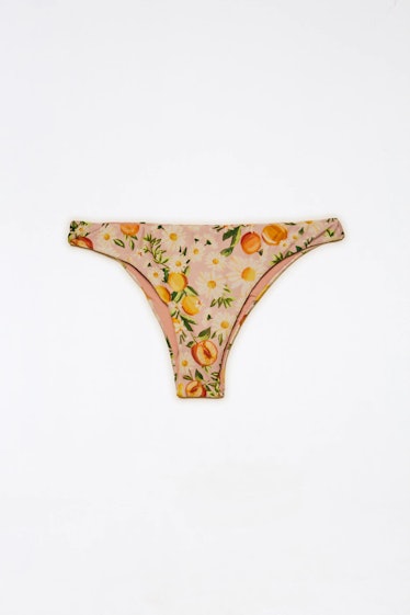 swimwear trends 2022 bold ruffles floral print bikini bottom