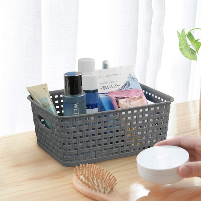 Teyyvn Plastic Storage Baskets (6-Pack)
