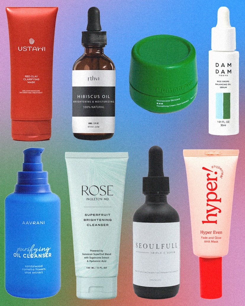 Products from BIPOC beauty brands.