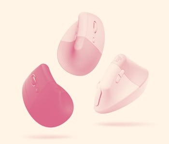 Logitech Lift vertical ergonomic mouse in three colors