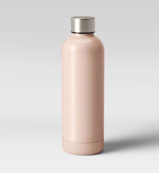 Double-walled stainless steel water bottle
