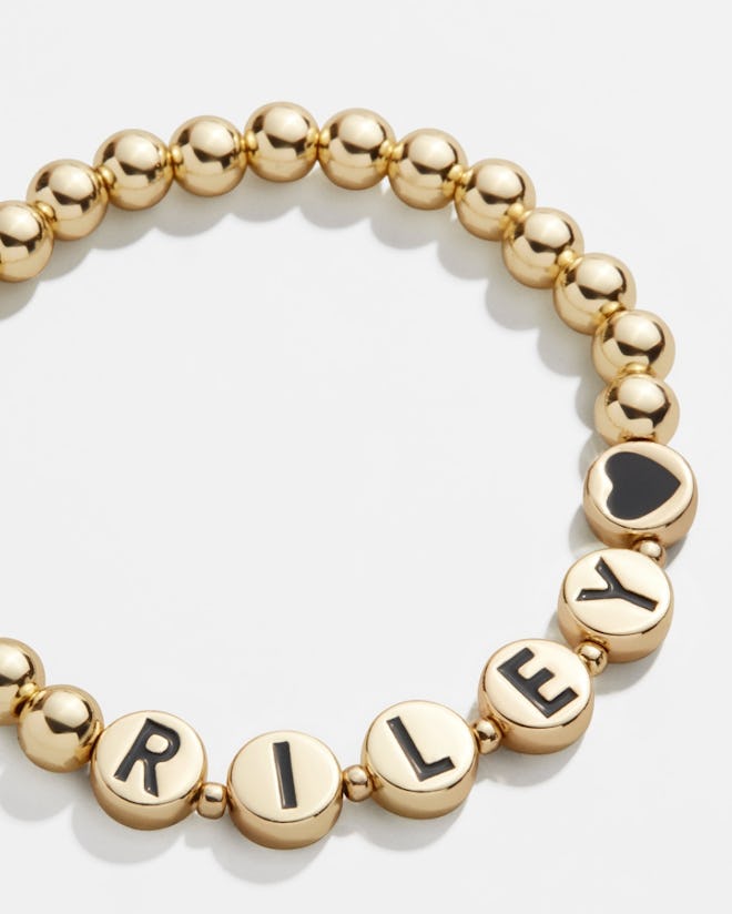 Baublebar gold name bracelet