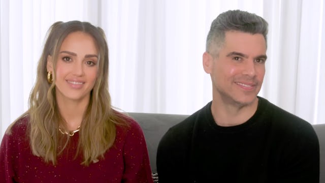 Jessica Alba and Cash Warren answer parenting questions with daughter Haven.