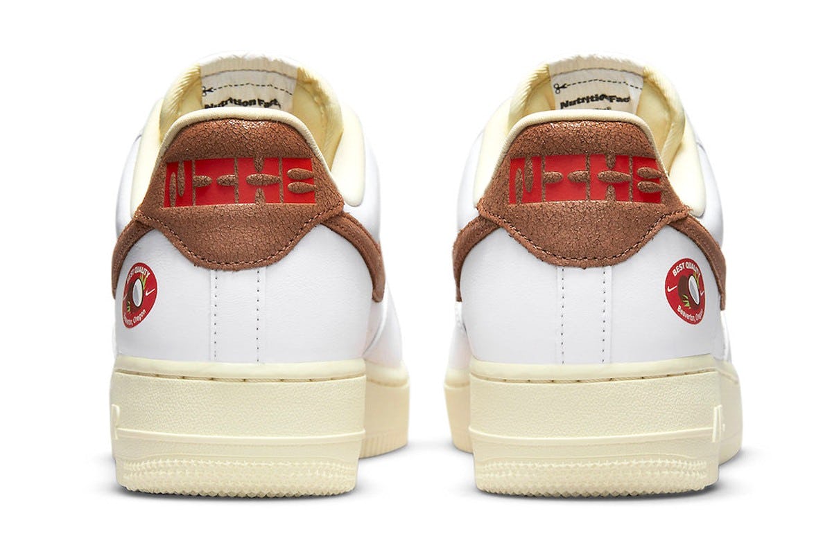 nike coconut air force