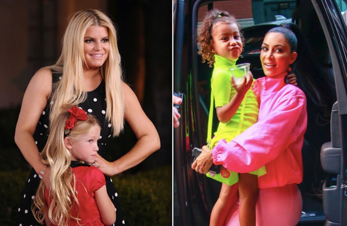 Jessica Simpson's daughter Maxwell is pals with Kim Kardashian's daughter North West.