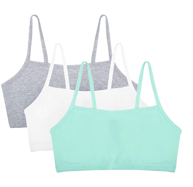 Fruit of the Loom Cotton Pullover Sports Bra (3-Pack)