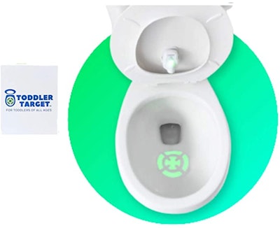 a digital potty training target, potty training products