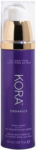 KORA Organics Noni Night AHA Resurfacing Serum