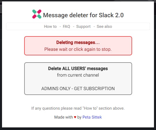 How to batch delete your Slack messages using Message Delete for Slack 2.0