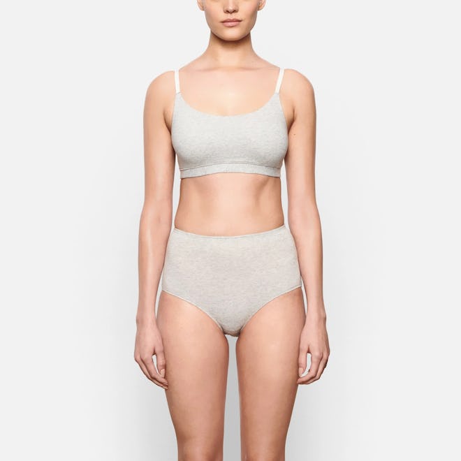 Going out top: SKIMS Cotton Jersey Scoop Bralette