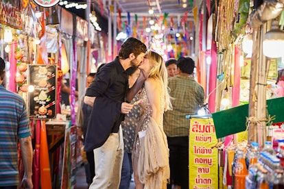 Michiel Huisman and Kaley Cuoco film 'The Flight Attendant' scenes in Bangkok.