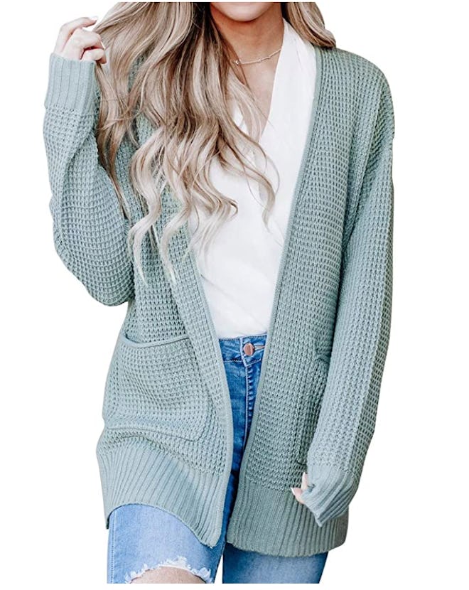 MEROKEETY Knit Cardigan