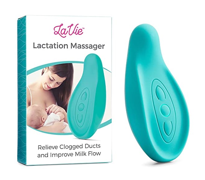 turquoise massager for exclusively pumping