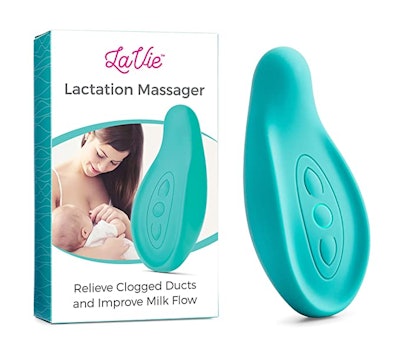 turquoise massager for exclusively pumping