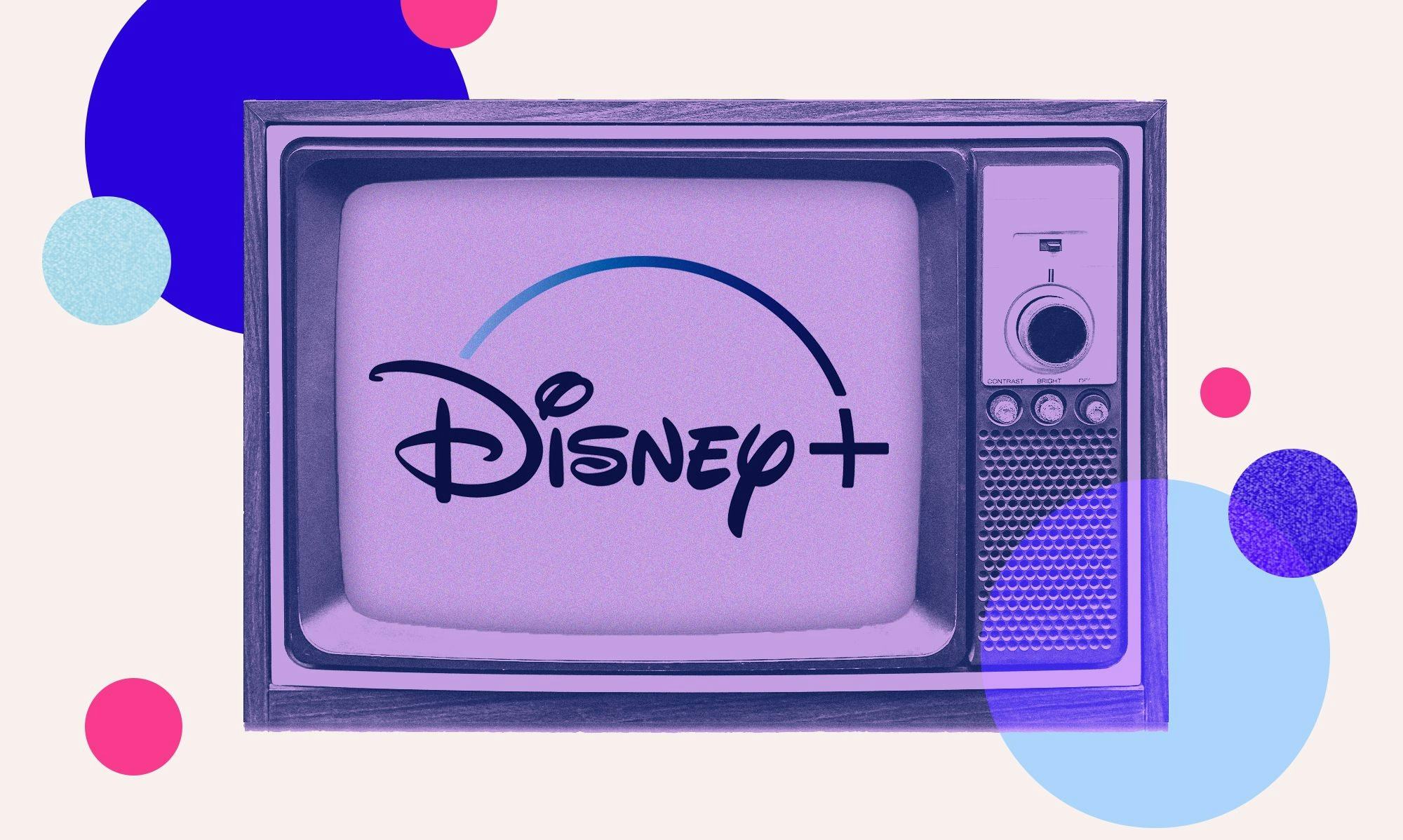 Disney+'s Logo on a TV